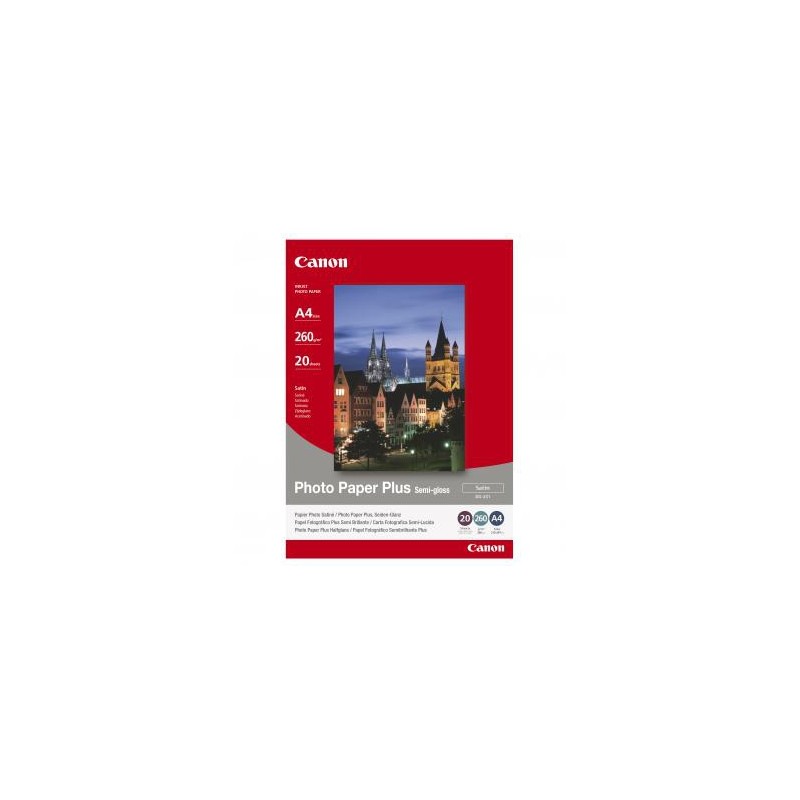 Canon SG-201 félfényes eredeti fotópapír (A/4, 20 lap, 260g, 1686B021)