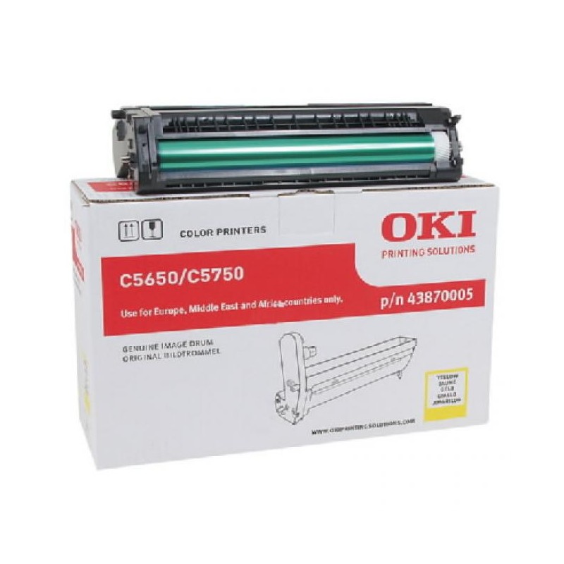 Oki [C-5650, C-5750] sárga eredeti dobegység (43870005)