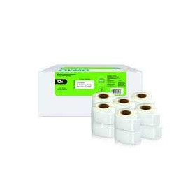 Dymo 2177563 fehér alapon fekete eredeti feliratozó szalag 12 db