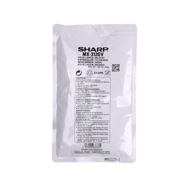 Sharp MX-312GV eredeti developer