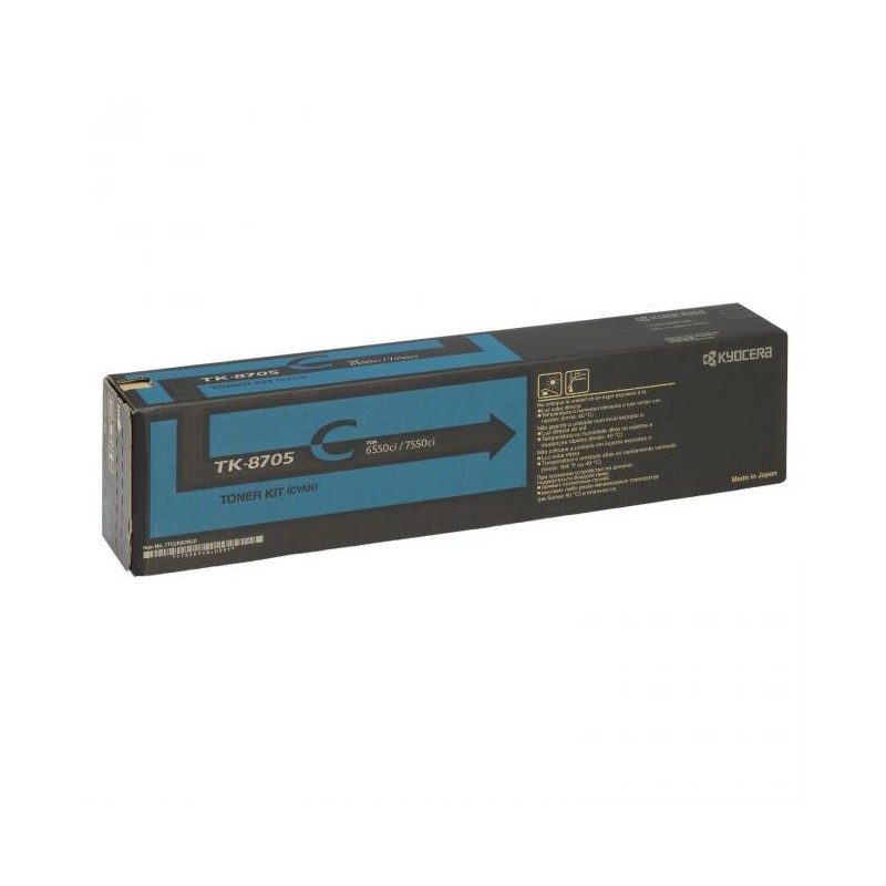 Kyocera TK-8705C kék eredeti toner 1T02K9CNL0