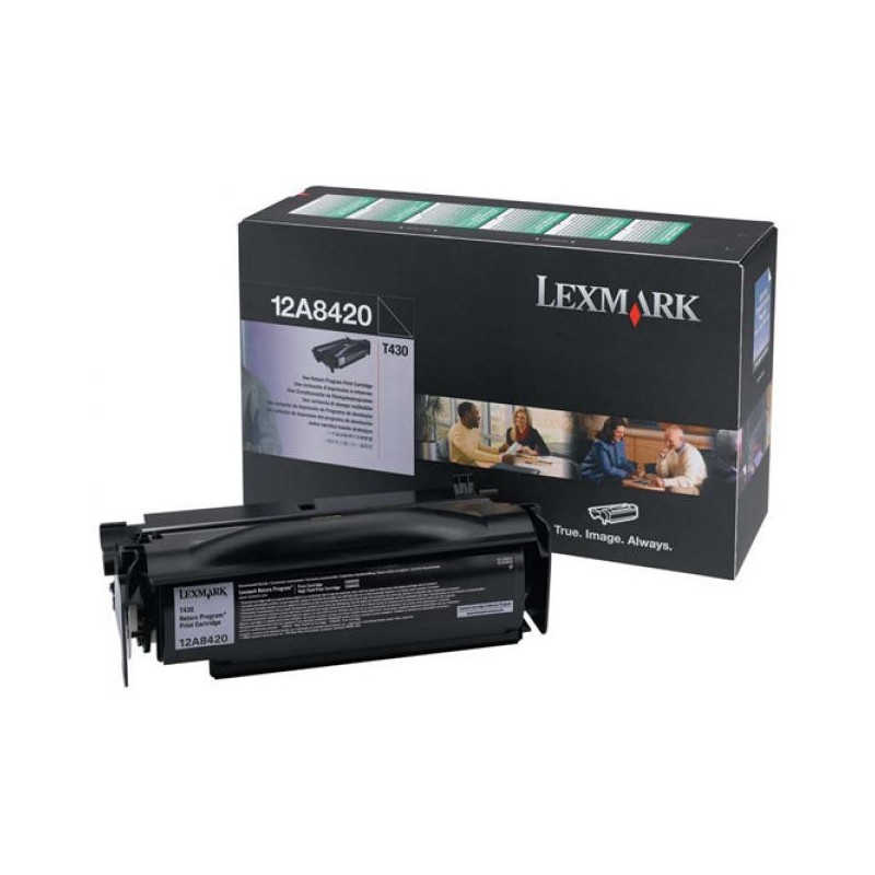 Lexmark [Optra T430] 12A8420 fekete eredeti toner
