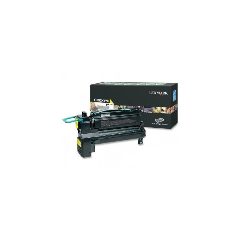 Lexmark [C792] C792X1YG sárga eredeti toner