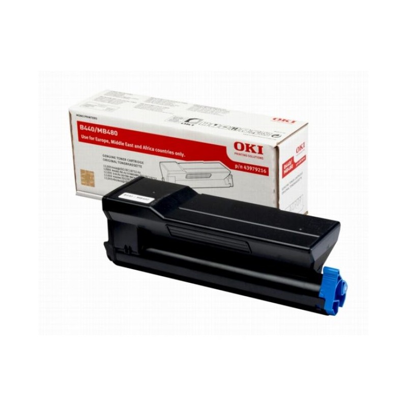 Oki [B-440, MB-480] fekete eredeti toner (43979216)
