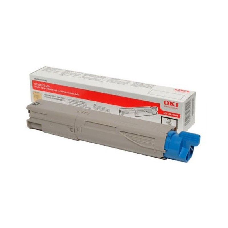Oki [C-3300,3400,3600] fekete eredeti toner (43459436)