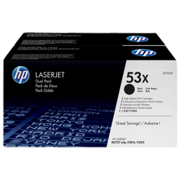 HP Q7553XD (53XD) fekete eredeti toner duplacsomag