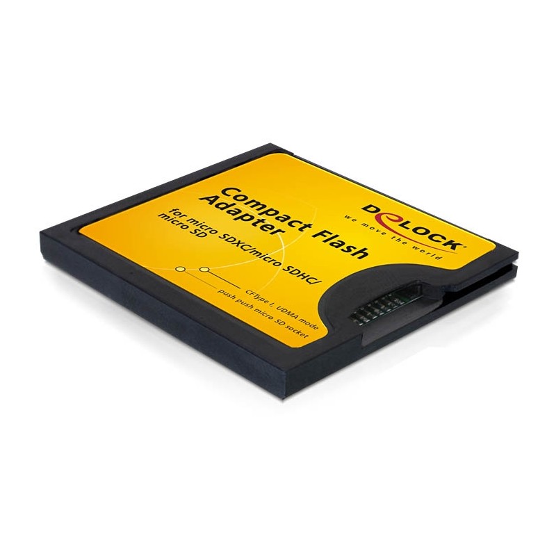DeLock Compact Flash Adapter for Micro SD Memory Cards