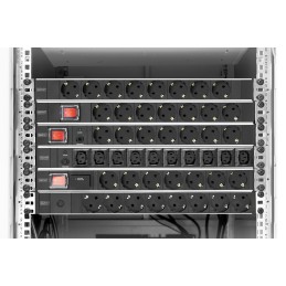 Digitus Aluminum outlet strip with switch 7 safety outlets 2m supply with surge protection