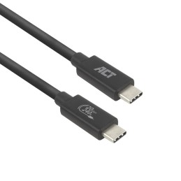 ACT USB4 20Gbps 240W USB Type-C Cable USB-IF certified 2m Black