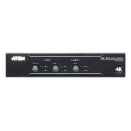 ATEN 2 x 2 True 4K HDMI Matrix Switch with Audio De-Embedder