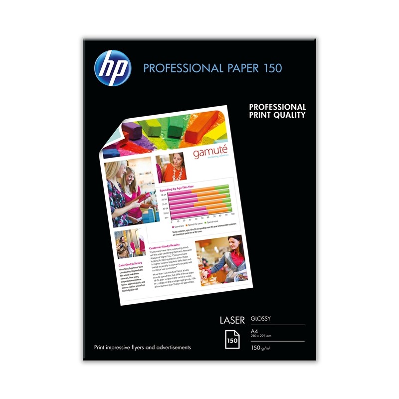 HP CG965A fényes eredeti fotópapír (A4, 150 lap, 150g)