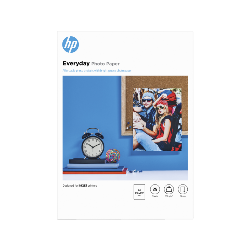 HP Q5451A fényes eredeti fotópapír (A4, 25 lap, 200g)