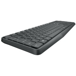Logitech MK235 Wireless Combo billentyűzet + egér Black DE