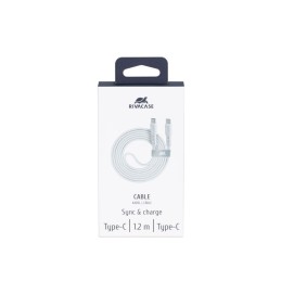 RivaCase PS6005 WT12 Type-C / Type-C Cable, 1,2m White
