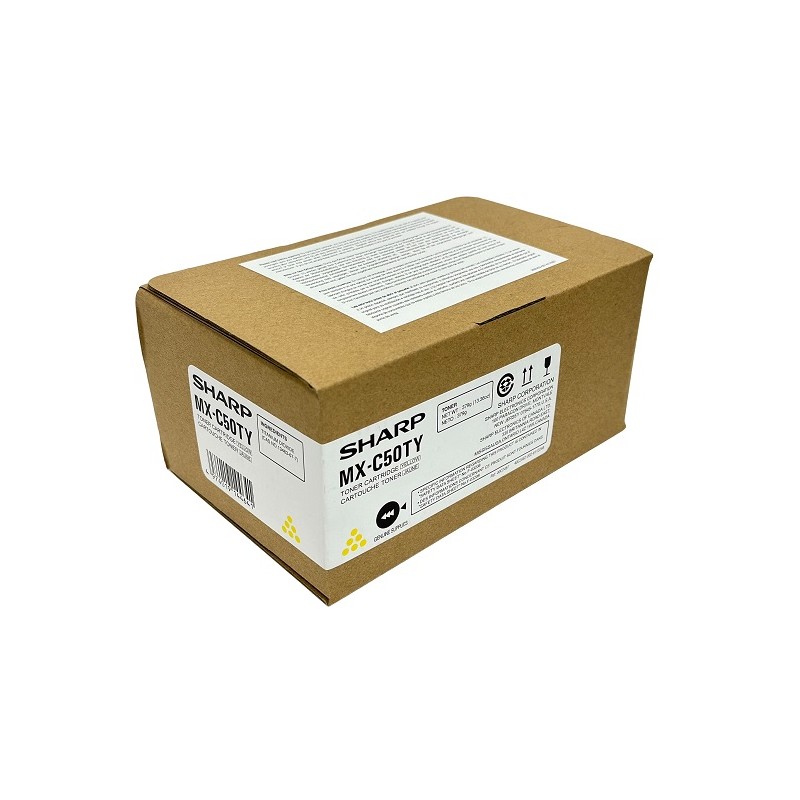 Sharp MX-C50TY sárga eredeti toner