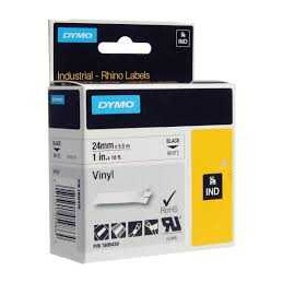 Dymo 1805430 fehér alapon fekete eredeti feliratozó szalag