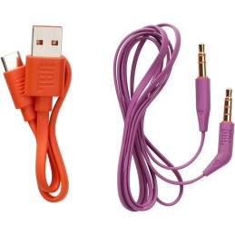 JBL JR460NC Wireless/Wired Bluetooth Headset for Kids Pink