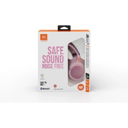 JBL JR460NC Wireless/Wired Bluetooth Headset for Kids Pink