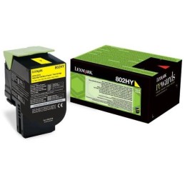Lexmark [802HY] 80C2HY0 sárga eredeti toner