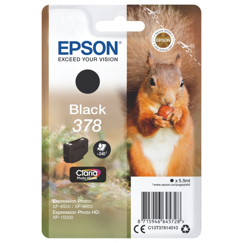 Epson T3781 fekete eredeti tintapatron