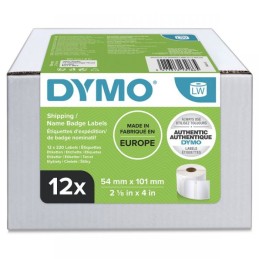 Dymo L13186 fehér eredeti szalagcímke csomag (S0722420)