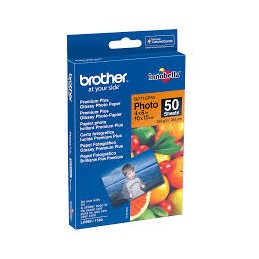 Brother BP71GP50 prémium plus eredeti eredeti fotópapír (10x15cm, 50 lap, 260g)