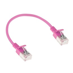 ACT CAT6A U-FTP Patch Cable 0,15m Pink