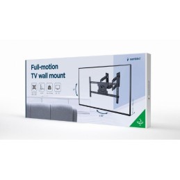 Gembird WM-75ST-02 Full-motion TV wall mount 32”-75” Black