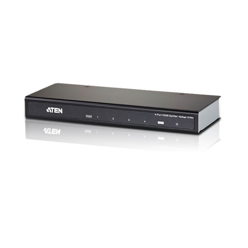 ATEN VS184A HDMI Splitter 4 port Black