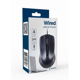 Gembird MUS-4B-01 Optical mouse Black