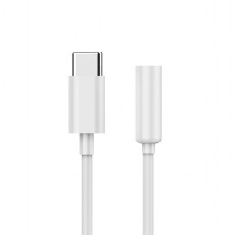 Gembird A-CM-3.5F-01 USB type-C plug to stereo 3.5 mm audio adapter cable White