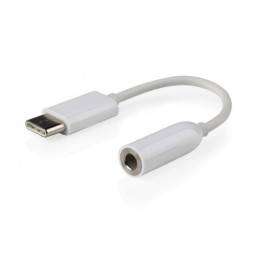 Gembird A-CM-3.5F-01 USB type-C plug to stereo 3.5 mm audio adapter cable White