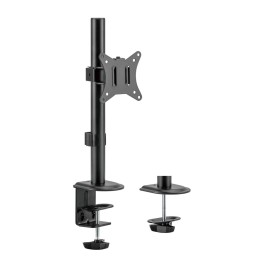 Gembird MA-D1-02 Desk mounted single monitor arm 17”-32” Black