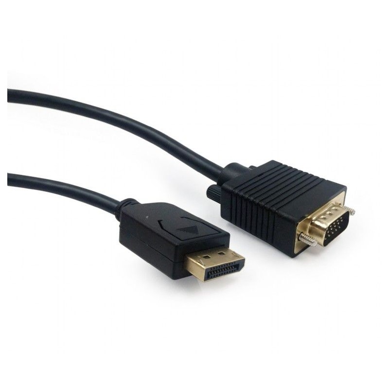Gembird CCP-DPM-VGAM-6 DisplayPort to VGA adapter cable 1,8m Black
