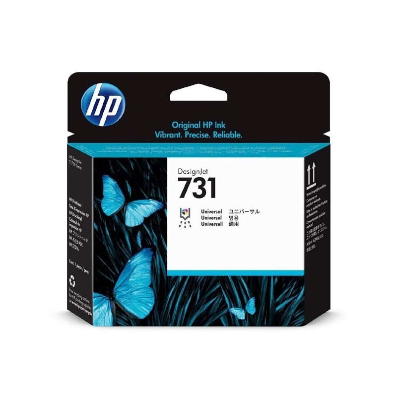 HP P2V27A No.731 fekete eredeti nyomtatófej