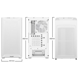 Be quiet! Pure Base 501 LX Tempered Glass White