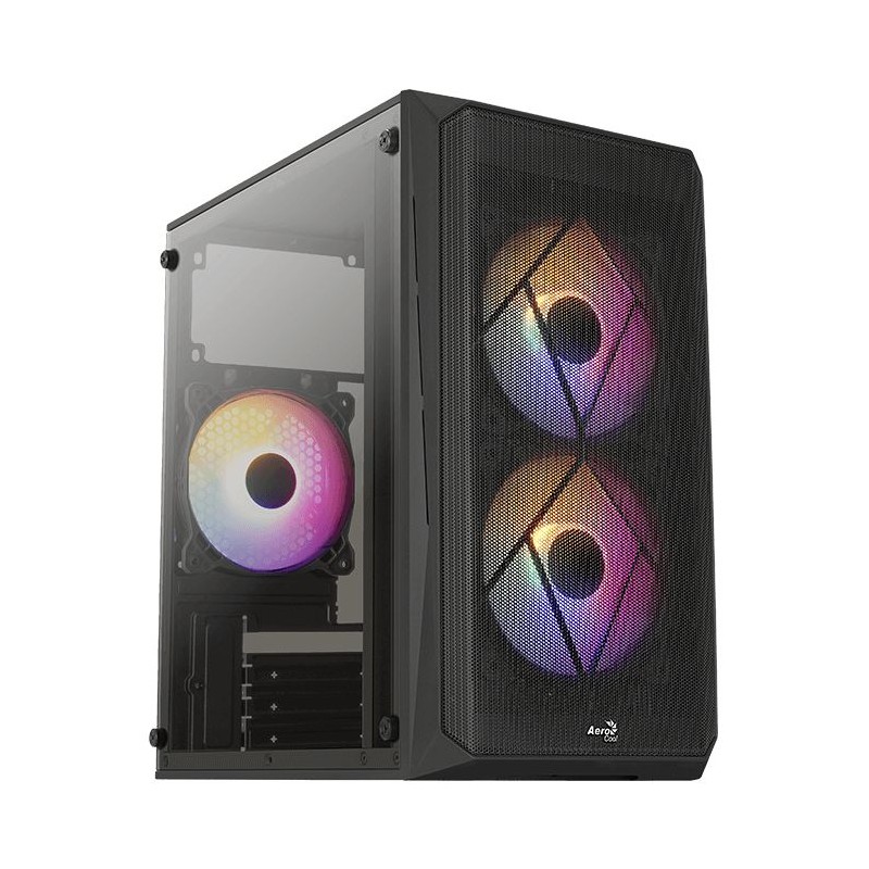 Aerocool CS-107-A-BK-v2 Mesh FRGB Window Black