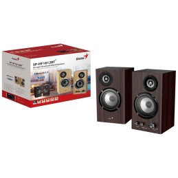 Genius SP-HF1812BT Bluetooth Speaker Dark Brown