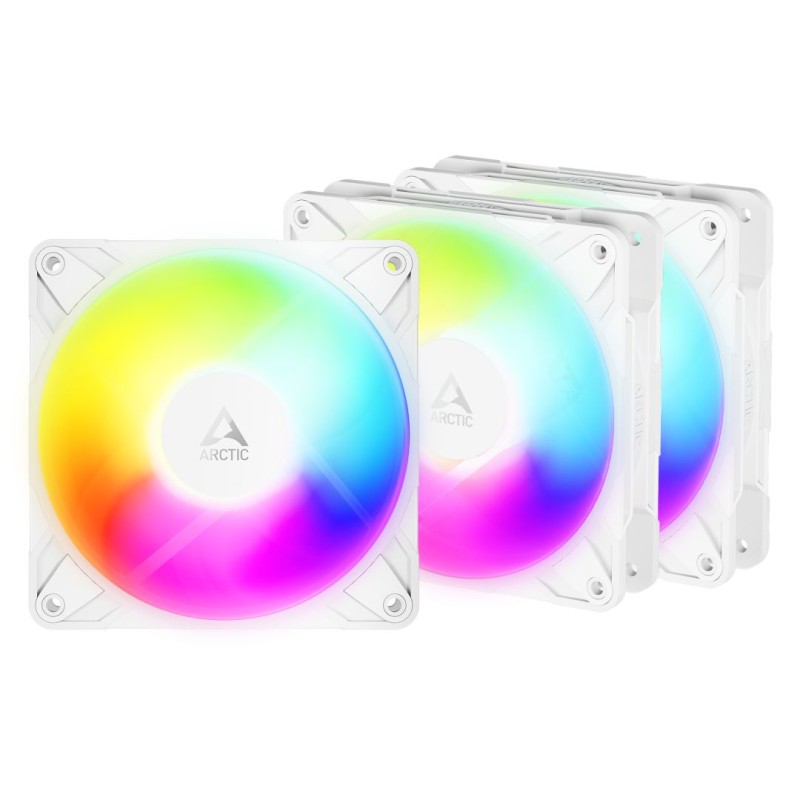 Arctic P12 Pro Reverse A-RGB White (3 pack)