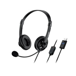 Genius HS-230U Headset Black