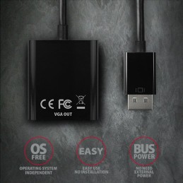 AXAGON RVH-VGAN HDMI  VGA Adapter FullHD audio
