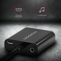 AXAGON RVH-VGAN HDMI  VGA Adapter FullHD audio