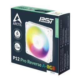 Arctic P12 Pro Reverse A-RGB White