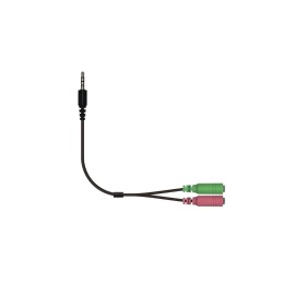 Genius ACC-100 3,5mm jack - 2x 3,5mm 24cm Black