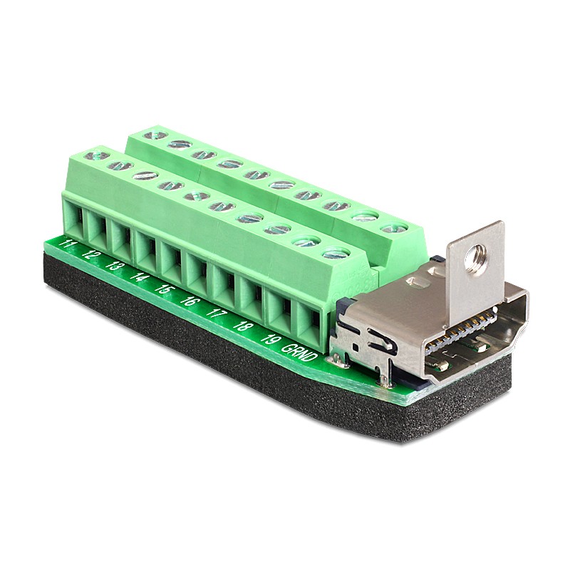 DeLock Adapter HDMI female  Terminal Block 20pin