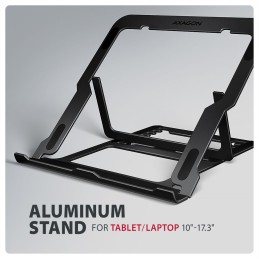 AXAGON STND-LAB stand for laptops and tablets Black
