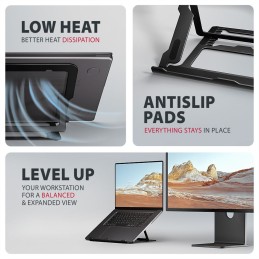 AXAGON STND-LAB stand for laptops and tablets Black