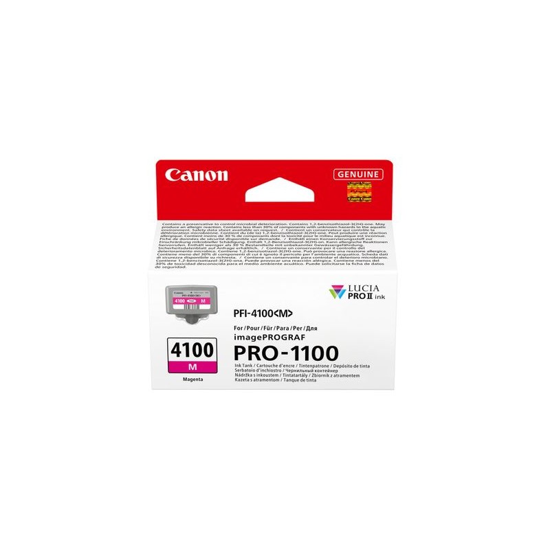 Canon PFI-4100 magenta eredeti tintapatron