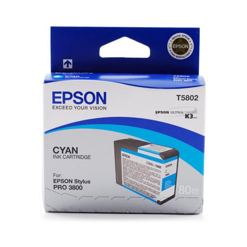 Epson T5802 kék eredeti tintapatron