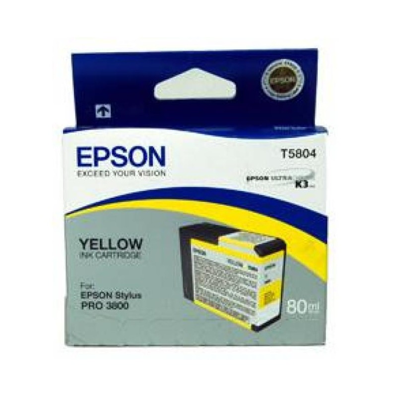 Epson T5804 sárga eredeti tintapatron